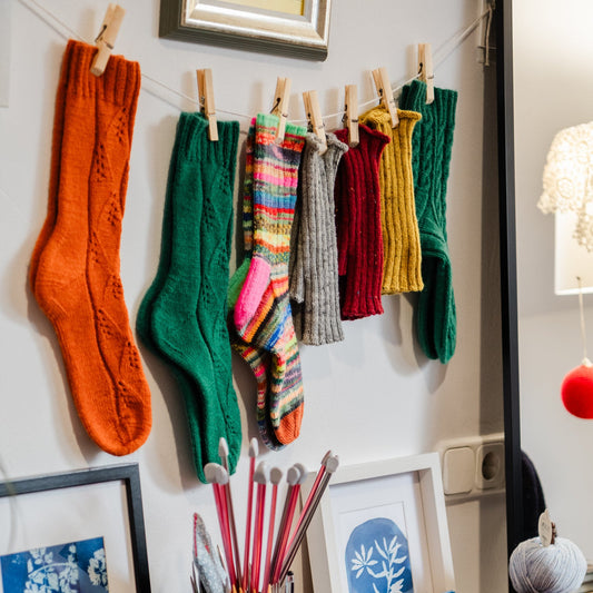 sosete frunze cazatoare