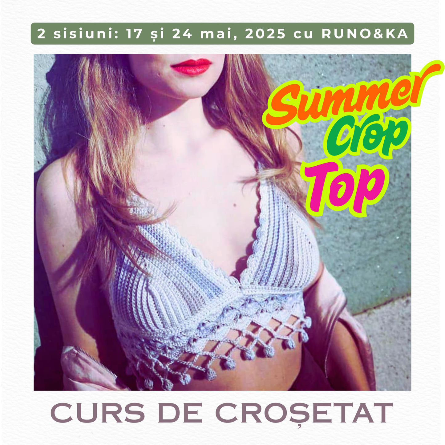 Curs de Croșetat - Summer Crop TOP