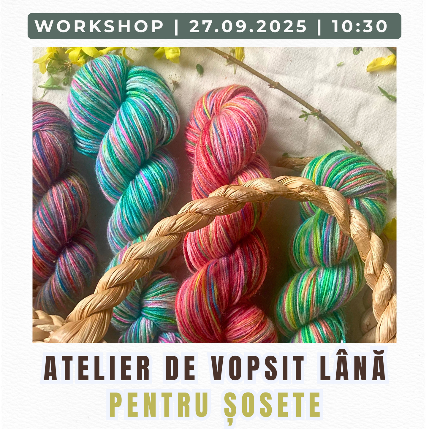 Atelier de Vopsit lana manual