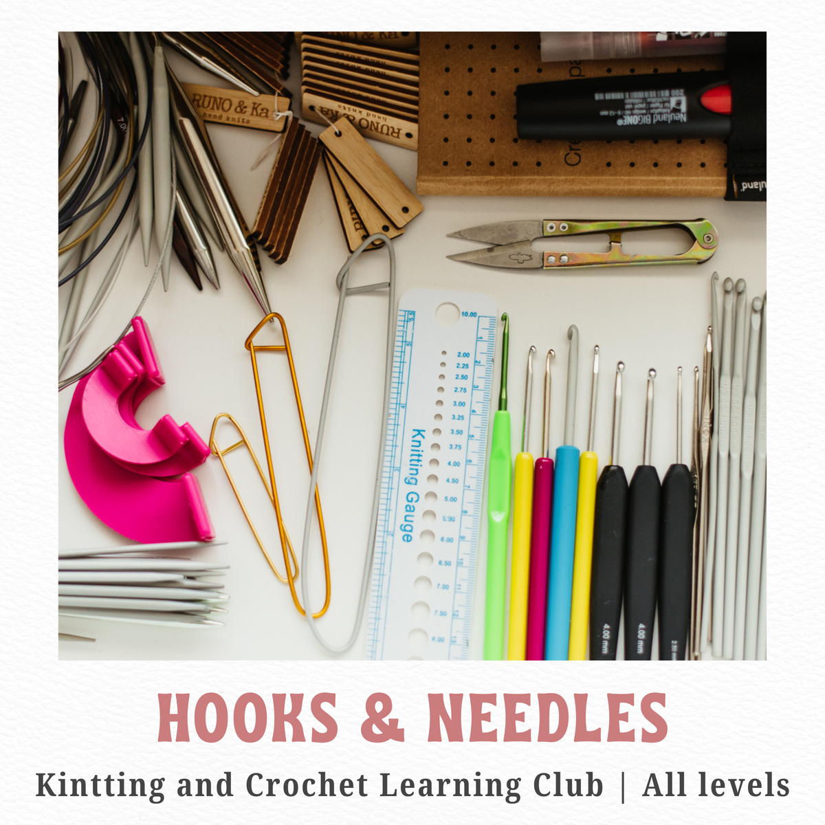KNITTING AND CROCHETING LEARNING CLUB | every Wednesday