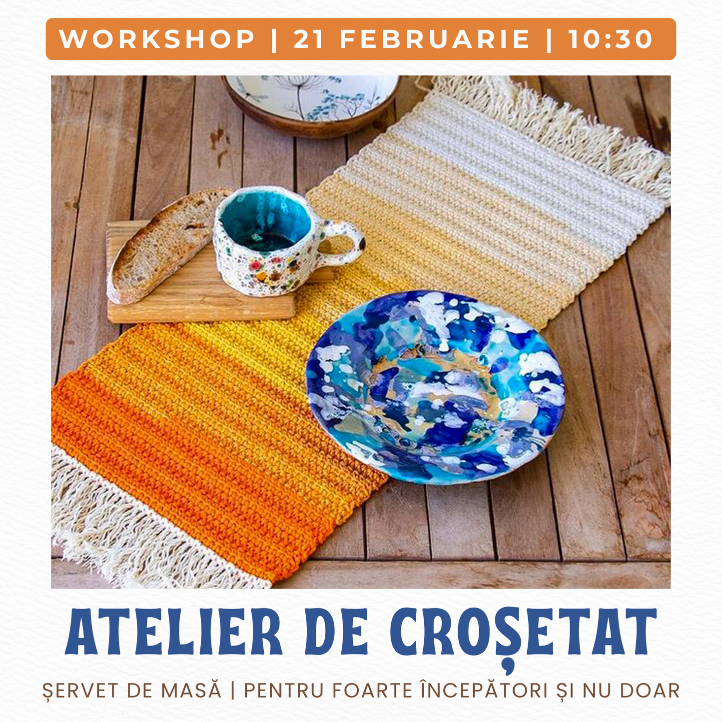 atelier de crosetat pentru incepatori cluj