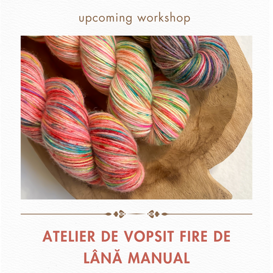 ATELIER DE VOPSIT FIRE DE LÂNĂ  MANUAL | 18.01.2025 | 10:30