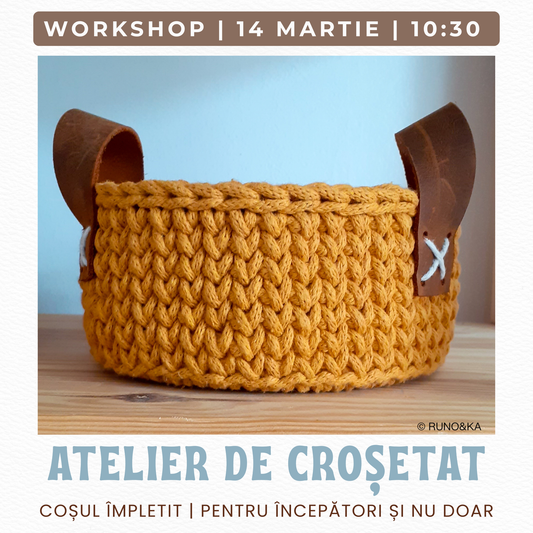 ATELIER DE CROȘETAT | ALL LEVELS | 14 Martie