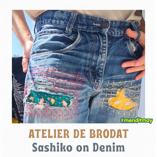 ATELIER DE BRODAT SASHIKO PE DENIM | 18 Mai, 18:00