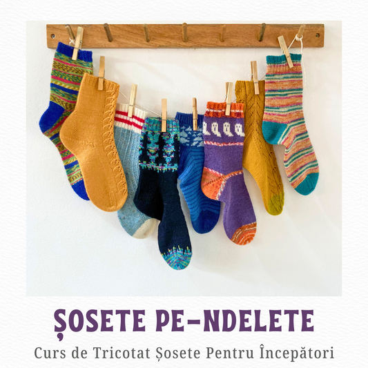 CURS de tricotat sosete pas cu pas