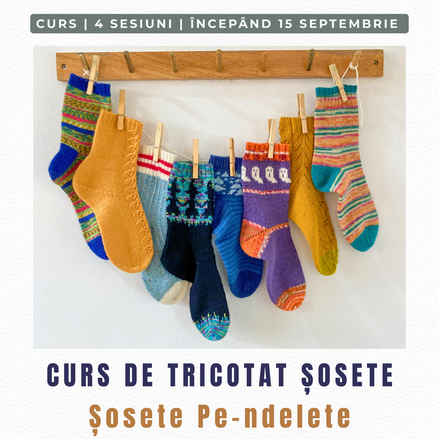 Curs de Tricotat Sosete Manual Cluj