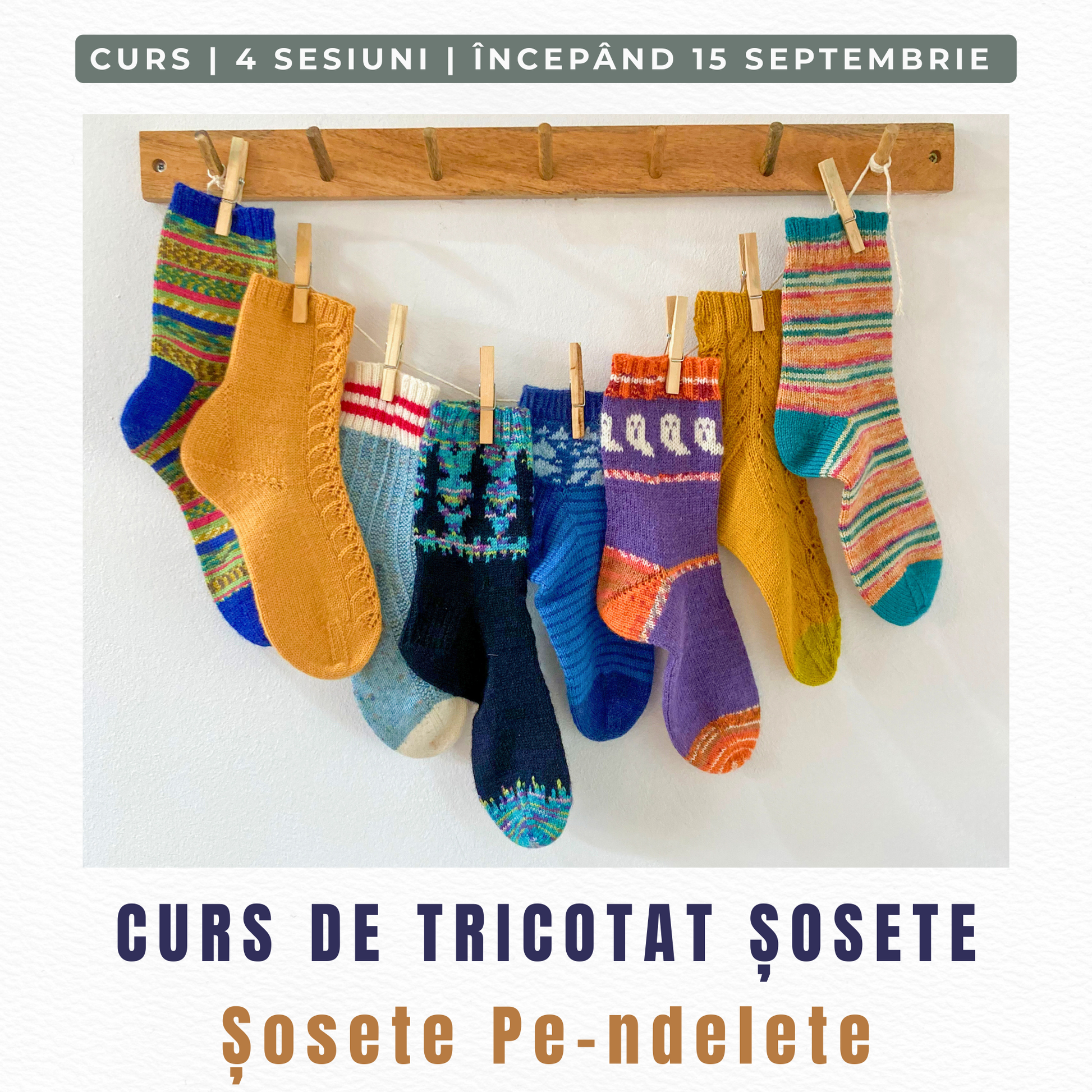 Curs de Tricotat Sosete Manual Cluj