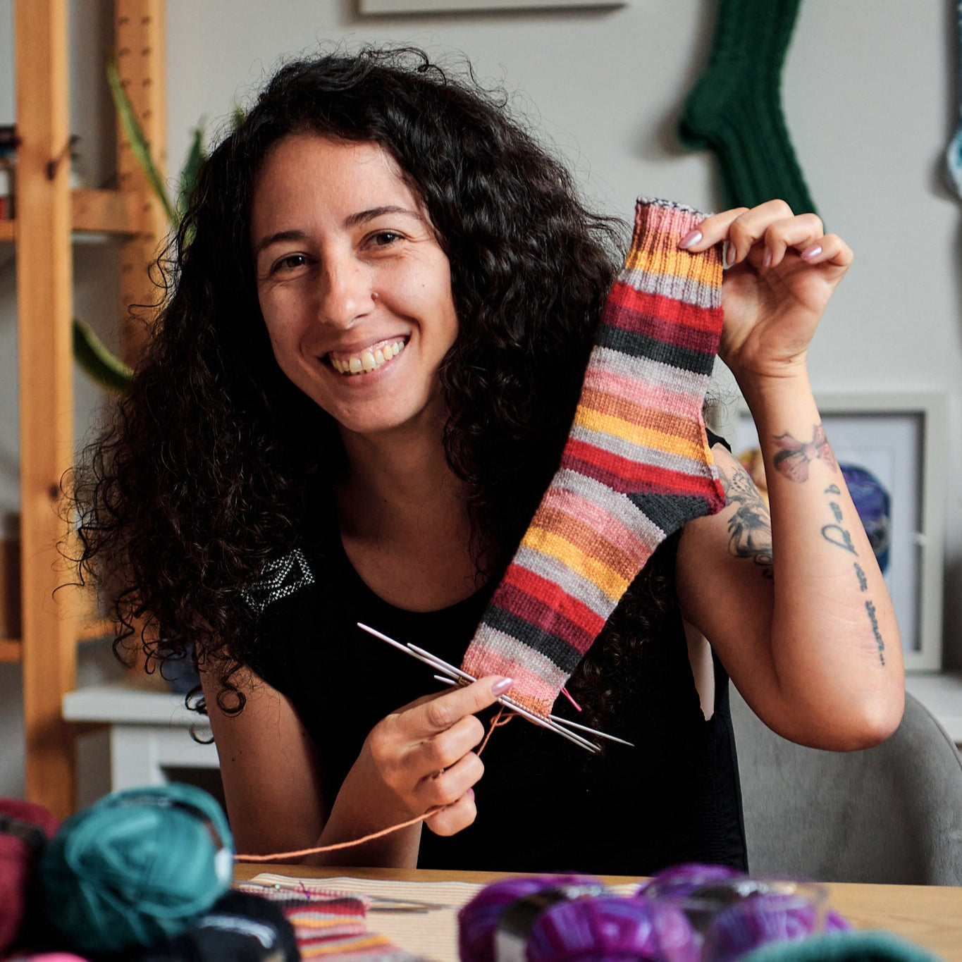 curs de tricotat sosete manual