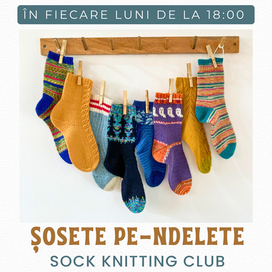Cursuri si ateliere de tricotat sosete manual in cluj-napoca